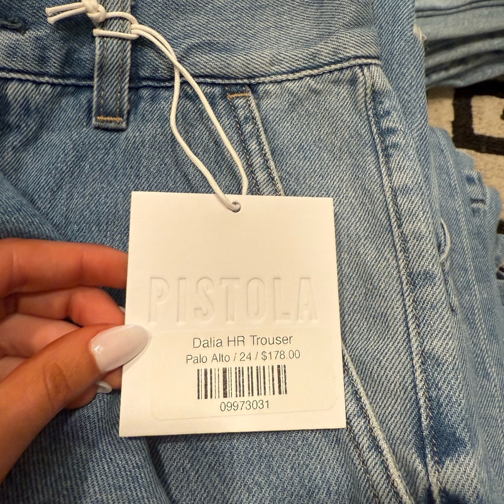 Pistola Light Blue Flare & Wide Leg Jeans - Picture 4 of 7
